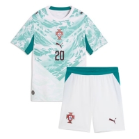 Camiseta Portugal Joao Cancelo #20 Segunda Equipación Replica Mundial 2026 para niños mangas cortas (+ Pantalones cortos)